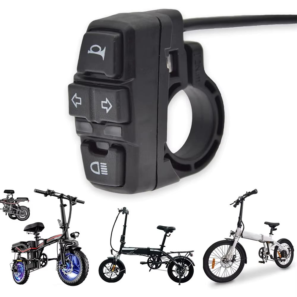 3 in 1 E Scooter Hupe , Licht und Blinker