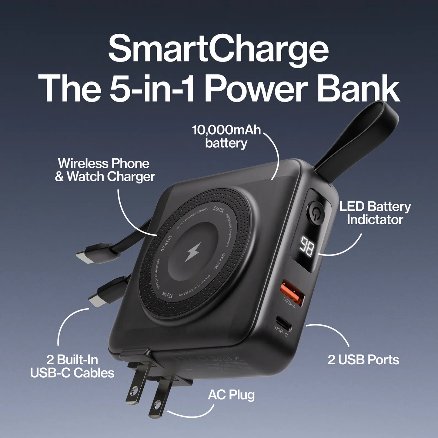 5-in-1 Power Bank